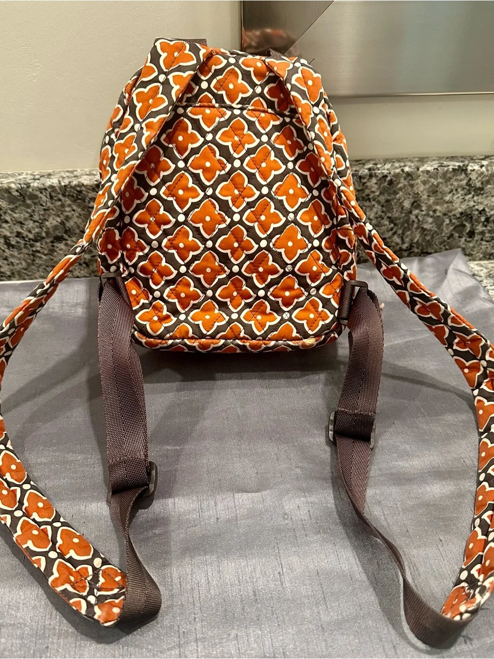 Vera Bradley Quilted Cotton Mini Banbury Backpack - Moorish Pattern